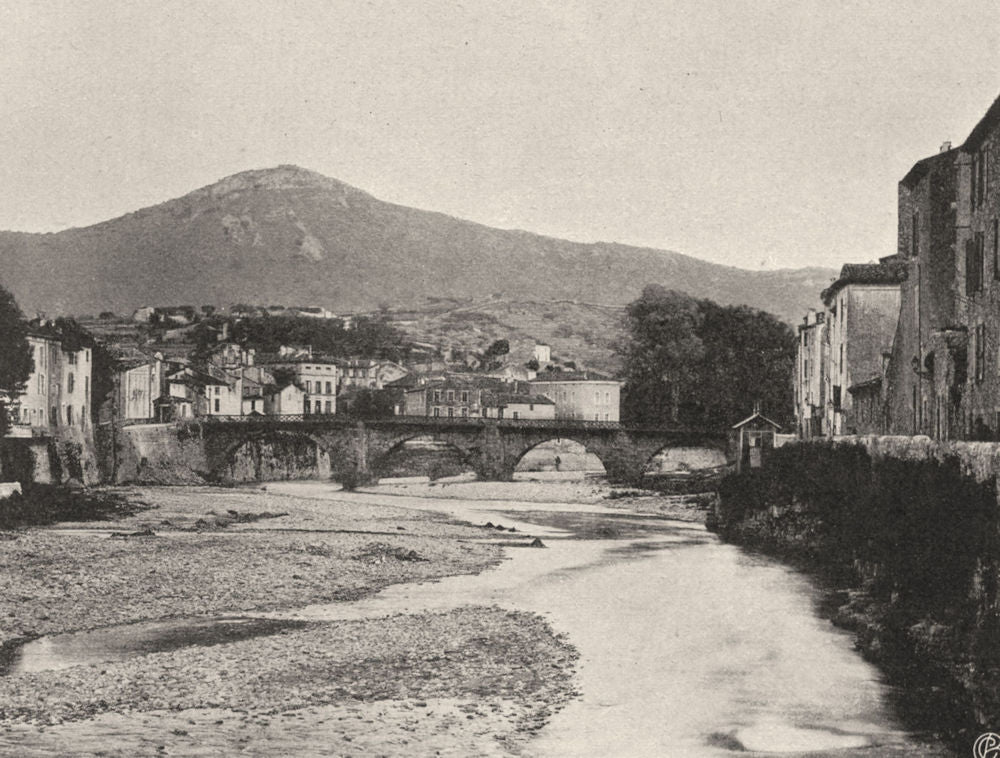 HÉRAULT. Bédarieux. SMALL. 1902 old antique vintage print picture